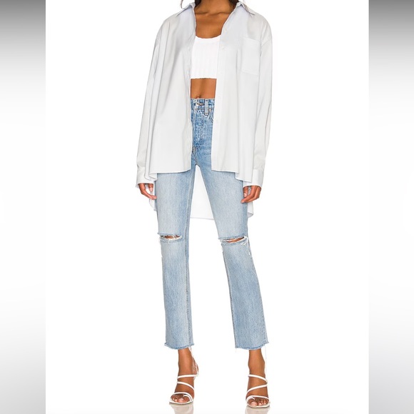 GRLFRND Karolina High Rise Straight Crop - Picture 3 of 9